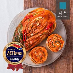 [신세계라이브쇼핑]대복 포기김치 3kg (김치품평회 최우수상 농식품부장관 수상)