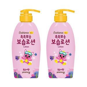 [XBH35524]베비언스 핑크퐁 촉촉뽀송 보습로션 380mlx2개