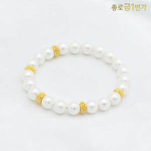 [기타]순금 팔찌 스왈 진주 3.75g
