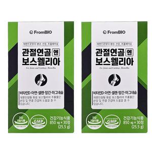 프롬바이오 관절연골 엔 보스웰리아 850mg x 30정 2개