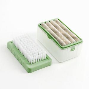청평 워싱롤러솔 빨래비누 케이스 그린 손빨래 빨래비누거품망 비누끝까지쓰기 절약