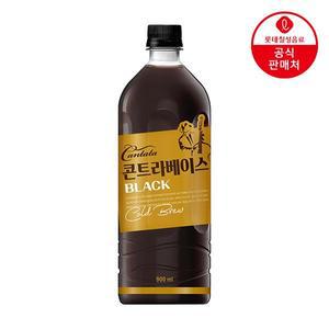 [기타][본사직영] 롯데 칸타타 콘트라베이스 콜드브루블랙 900펫 x 6입