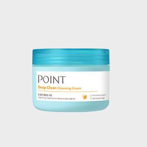 포인트 딥클린 클렌징 크림 100ml 크림 폼 티슈 워터 오일 클렌징밤 리무버 클렌저 립앤아이리무버 필링 스크럽