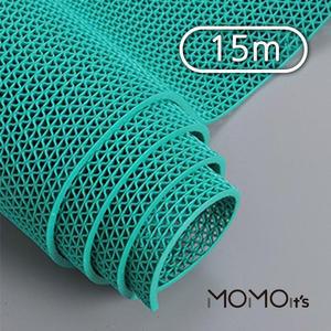 [BZJL7PLY_4C]미끄럼 PVC 롤 매트 그린 120cm x 15m