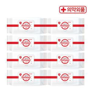 메디와이퍼 항균물티슈 손소독티슈 80매x8개 의약외품