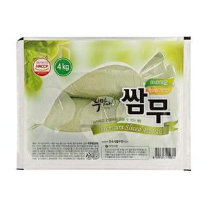 [기타]민속 무맛나 쌈무(와사비맛) 4KG (WFGPVLI)