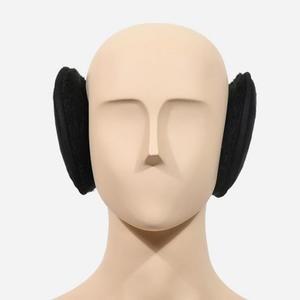 방한 와이어 남녀공용 기모 블랙 귀마개 털내피 -