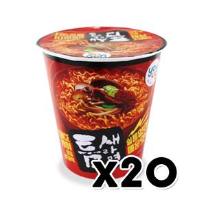 틈새라면 빨계떡컵 매운맛 소컵 작은컵 65g x 20개