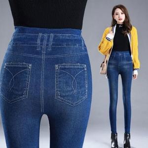 [BZI2J35J_51IB]여성 페이크레깅스 데님레깅스 청레깅스