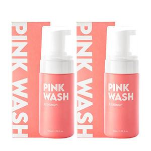 질경이 여성청결제 핑크 폼 워시 100ml, 2개