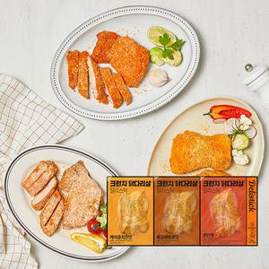[바르닭] 크런치 닭다리살 90g*3팩 3종 골라담기