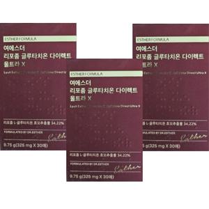 여에스더 리포좀 글루타치온 울트라X 30매x3박스