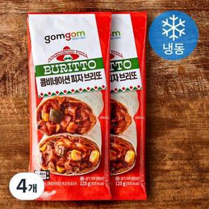 곰곰 콤비네이션 피자 브리또 (냉동), 125g, 4개 one option