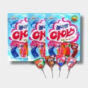 롤리팝아이스 아이스캔디 롤리팝캔디 3봉지
