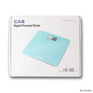 CAS 디지털 체중계 HE-60 -H 저울 몸무게 채중계
