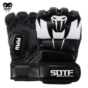 권투 SOTF 성인 MMA 독사 뱀 멀티컬러 복싱 장갑 타이거 무에타이 싸움 산다 패드 박스