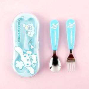산리오 큐티 스푼포크 케이스세트-시나모롤 (WFHAB4R)