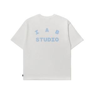 [정품] 아이앱 스튜디오 티셔츠 화이트 스카이 블루 IAB Studio 티셔츠White Sky 894449