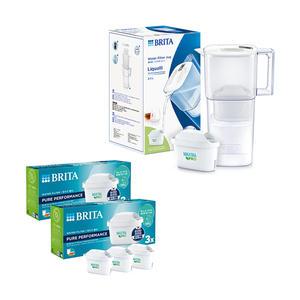 브리타 정수기 리켈리, 2.2L (기본필터 1입) + 필터 막스트라 프로 3입, 2개