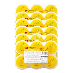 르네 망고맛 푸딩 120g 6컵 6개 망고 맛 과일 트로피칼 파인 메론 멜론