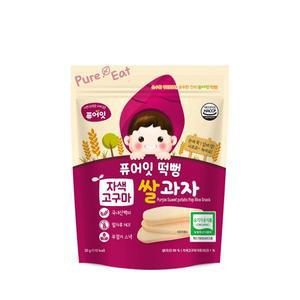 [10+2]퓨어잇떡뻥 유기농 자색고구마쌀과자