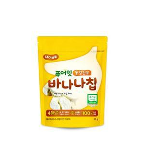 퓨어잇 동결건조 바나나칩 아이과자 과일100% 간식