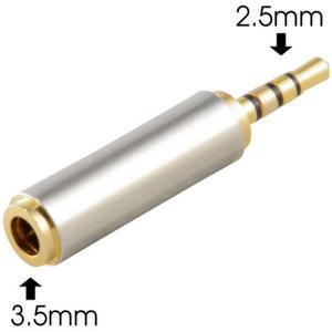 Aux 스피커 케이블 헤드폰 잭 3.5  3.5mm-2.5mm 오디오 어댑터  2.5mm 암 플러그 커넥터