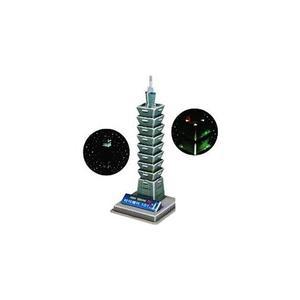 [제이큐]-크래커) 챔버아트 3D입체퍼즐 LED타이페이101