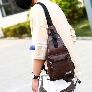 가죽 슬링백 카이스 스마트 메신저백