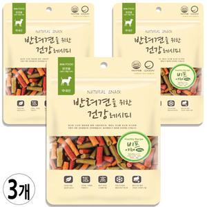 굿데이 반려견간식 건강레시피 비프+야채혼합300g x 3개
