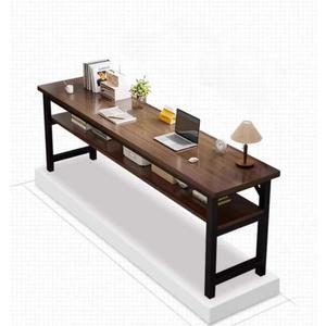 슬림테이블 틈새 책상 2단 침실 좁고긴 120x40cm 모으다 베란다 홑겹레이스흑오크