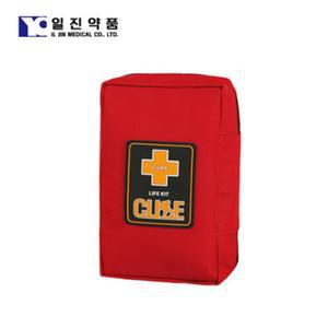 일진 구급가방 적색 2호 (140X215X80)약통 약상자 구급함 상자 비상 인테리어함 용상자 가정용함