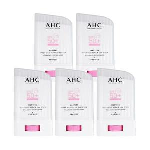 [NS홈쇼핑][2025 최신상] AHC 핑크 선스틱 22g 5개 마스터즈 하이퍼 마일드 리페어..[35143247]