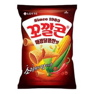 [롯데제과] 롯데제과 꼬깔콘 매콤달콤한맛 67g 24개
