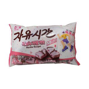 해태 자유시간 미니 마블누가 딸기 408g
