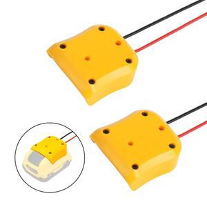 1/2PCS 어댑터 12V Max 배터리 도크 전원 커넥터 도구 변환기 14AWG 와이어 DEWALT 10.8V