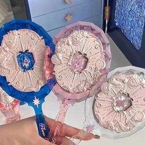 꽃은 거울 달빛 인어 컬렉션 휴대용 제한 화이트 블루 핑크 초콜릿 요정 알고 있습니다