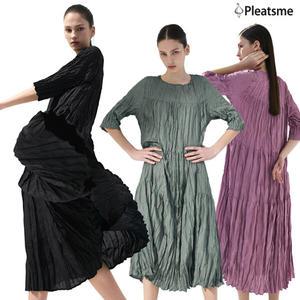 플리츠미 25SS 썸머 핸드크링클 원피스 1종