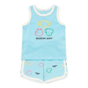[롯데백화점]블루독베이비 민소매상하세트5종택1 45370-672-10