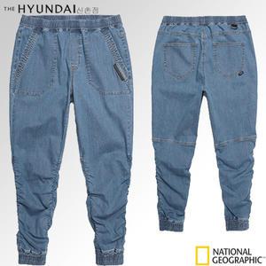 [내셔널지오그래픽]MW N211MPT090 남성 DENIM 스트링 조거 PANTS(BASIC JOGGER FIT)