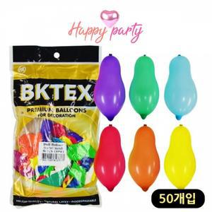 해피파티 오뚜기 풍선 (50개입) (색상혼합)