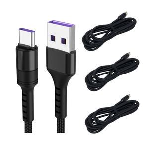 USB to C타입 충전 케이블 2m 블랙 3개