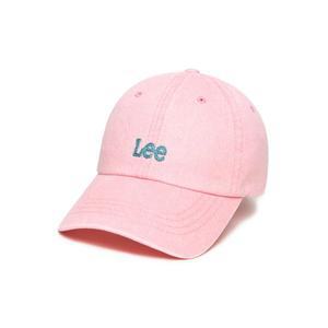 [매장] LEE 스몰 트위치 로고 피그먼트 볼캡 핑크 LE2501CA02PI 232453