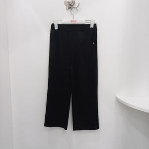 [소이]9부 와이 와이드 분또 바지(23M0254_BK)