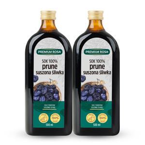 프리미엄로사 푸룬 원액 즙 유리병 농축액 식이섬유 임산부 어린이 푸른 주스 500ml 2병
