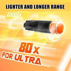 Nerf Ultra 장난감 총 리필 팩 Blaster와 호환  Ultimate in Darts Sniper 게임용 블랙 총알 80PCs