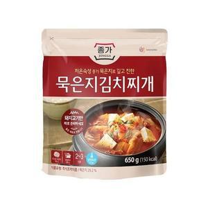 매장정품 종가 묵은지 김치찌개 650g 요리 펜트리 쌀 간단 맛집 국물 대용량 업소용 종가집 전라도 160427