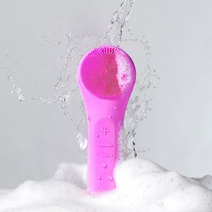 [멜리언스]실리콘 진동클렌저 (핫핑크) 거치대증정