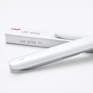 번개표 LED 원형 일자등 30W-D 샤크 주광색/LED등/백색등/하얀빛/가정용/아파트/빌라/주택/실내등/천장등