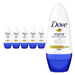 도브 오리지날 데오드란트 롤온 40ml 땀억제제 땀냄새제거 6개